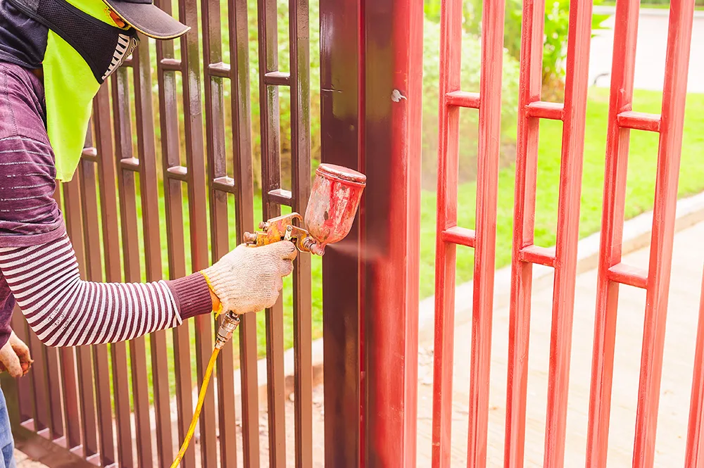How to Paint a Metal Fence Like a Pro
