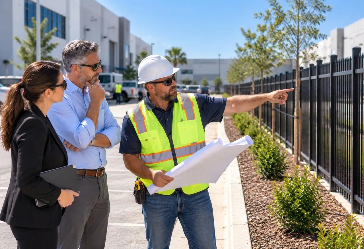 What a Commercial Client Should Expect From Fencing Contractors on a Multi-Building Jacksonville Site