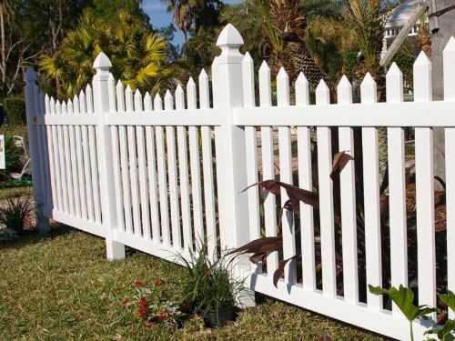 Vinyl fence